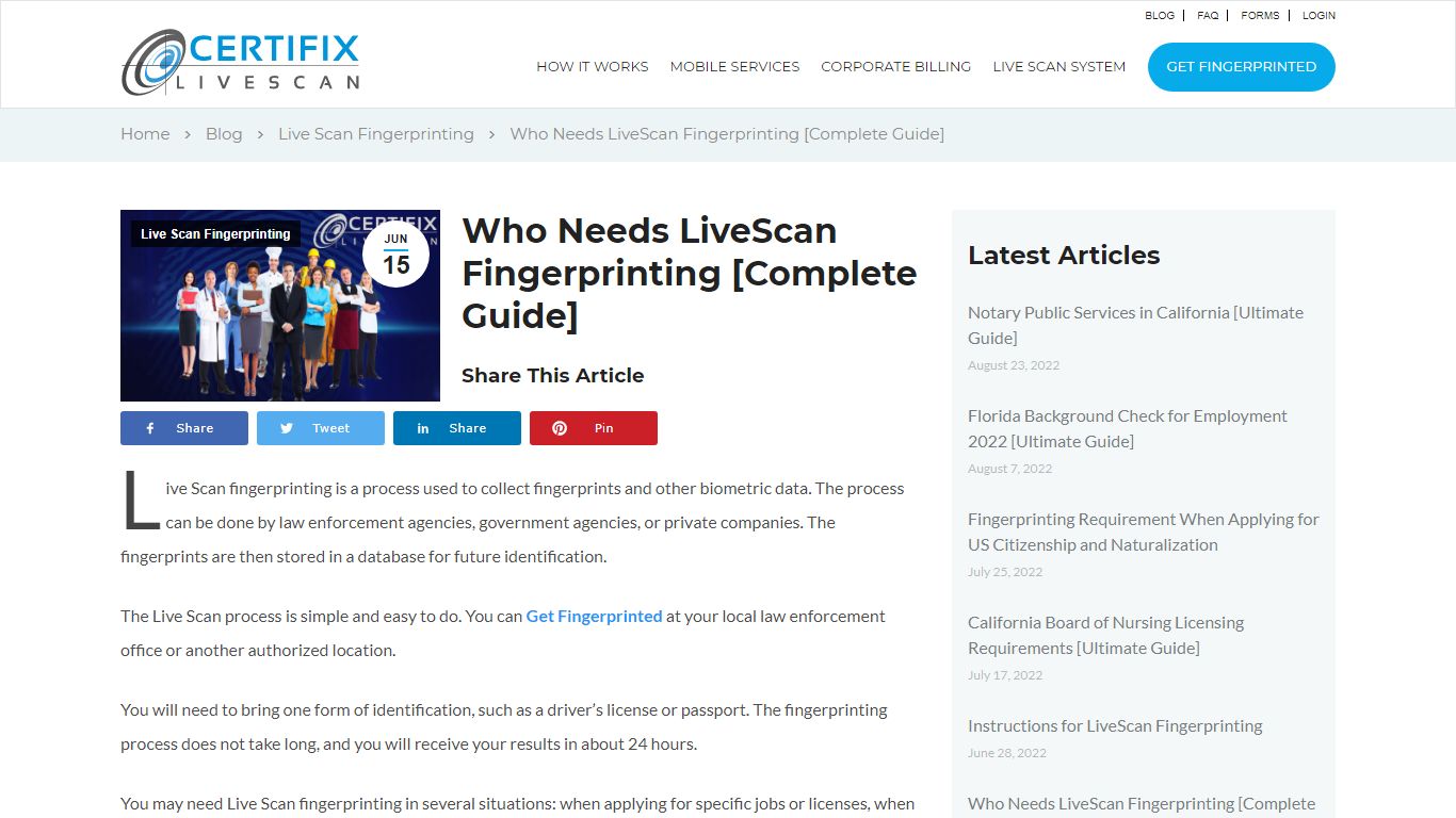 Who Needs LiveScan Fingerprinting [Complete Guide]